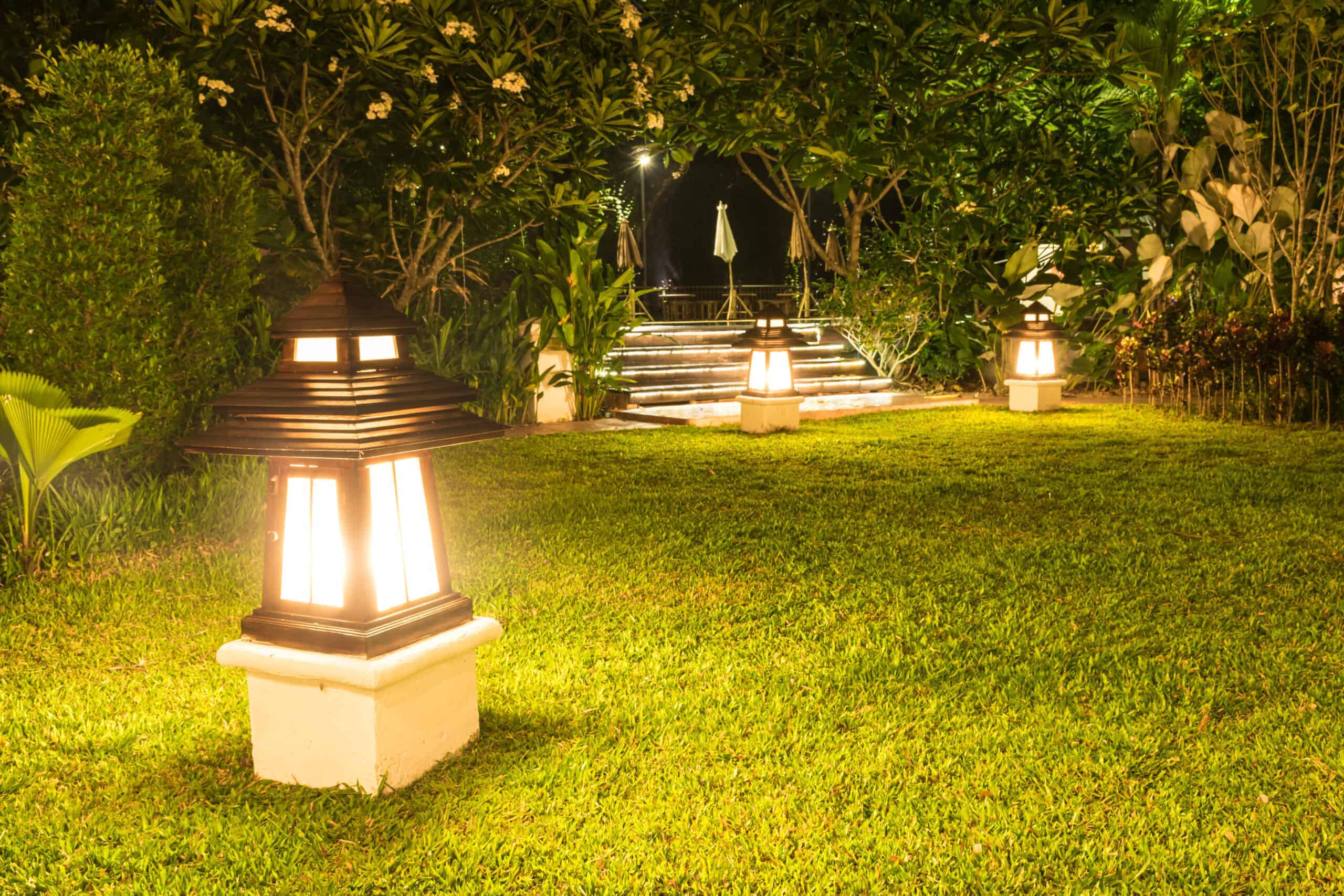 Professional landscape lighting installation is the key to a stunning outdoor ambiance.