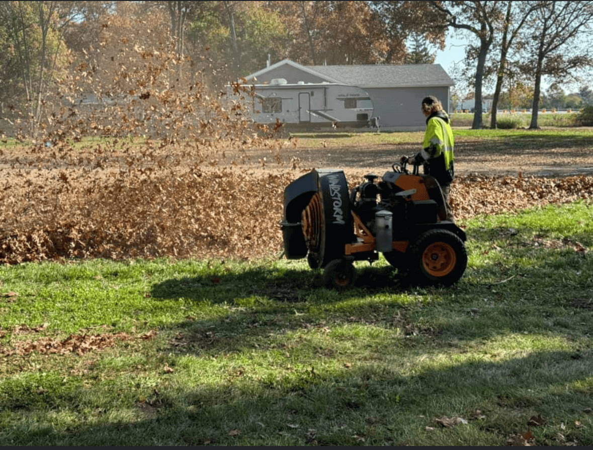 Fall cleanups should result in a yard completely free of debris.